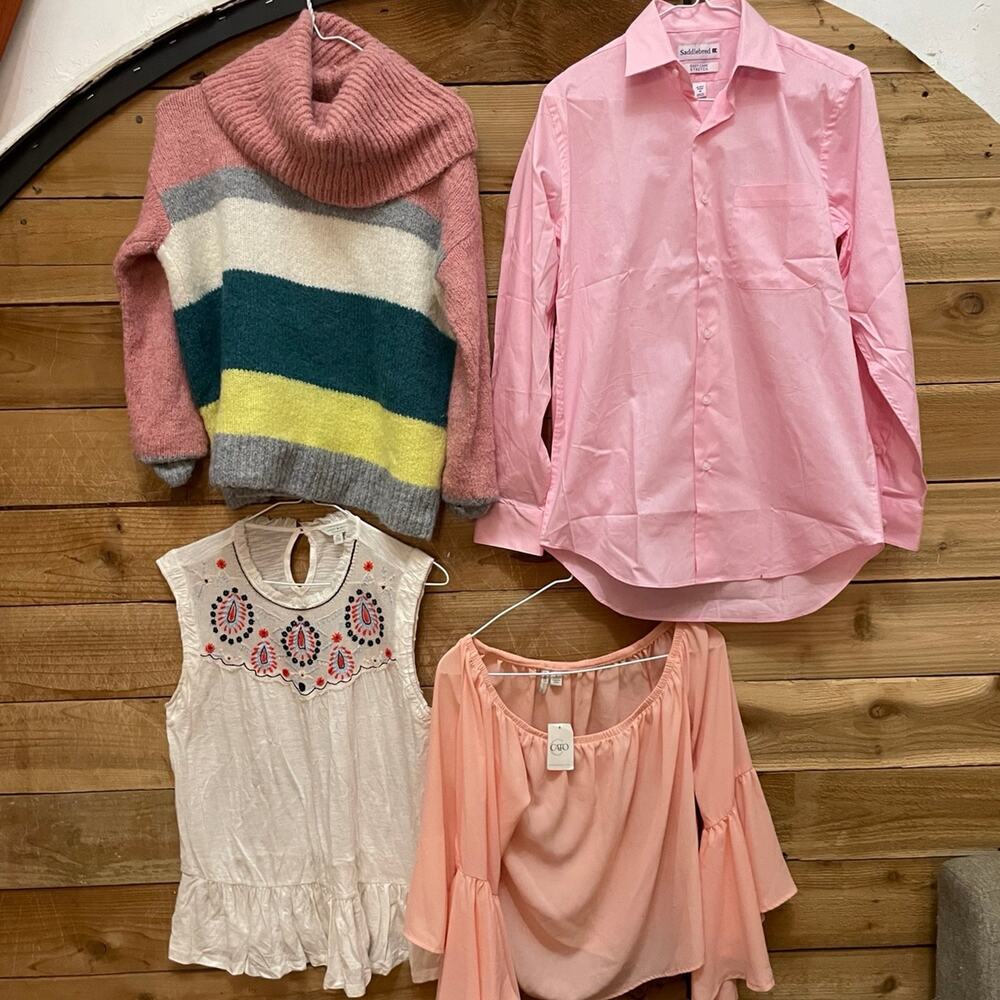 Women’s bundle of four business casual shirts size small